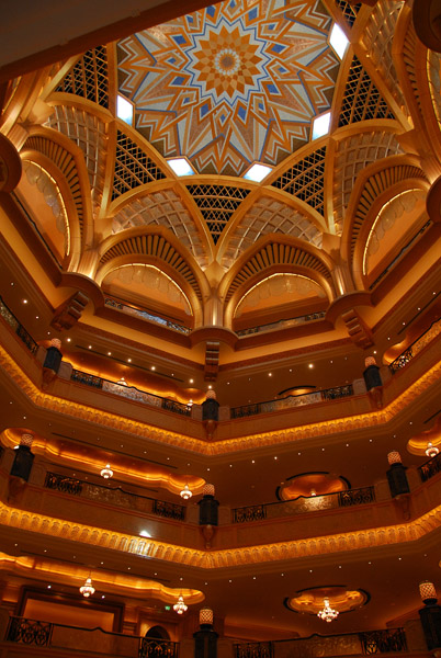Interior dome, Emirates Palace Hotel