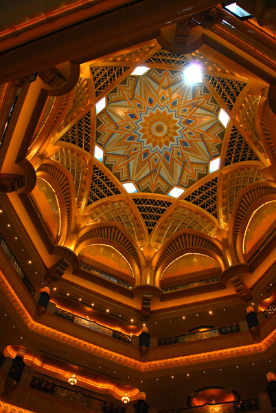 Interior dome, Emirates Palace Hotel