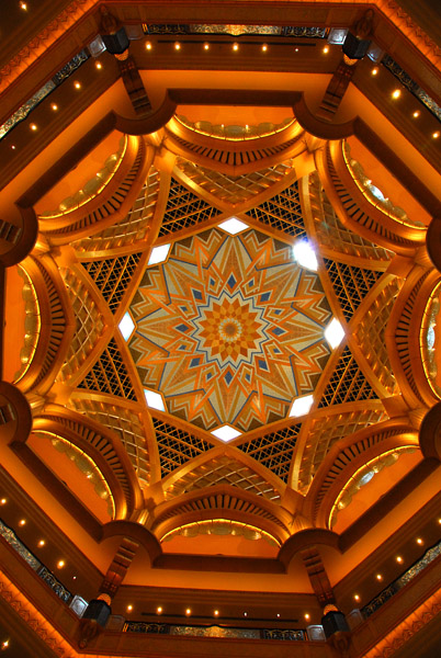 Interior dome, Emirates Palace Hotel