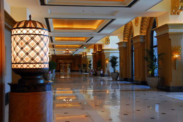 Hallway off the lobby, Emirates Palace Hotel, Abu Dhabi