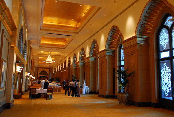Lower level, interior of Emirates Palace Hotel, Abu Dhabi