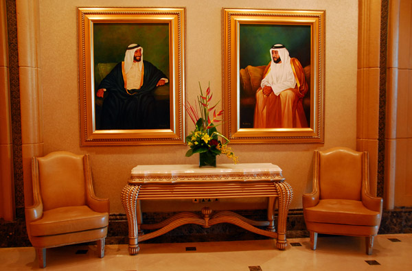 HH Sheikh Zayed and the current UAE President, HH Sheikh Khalifa bin Zayed Al Nahyan