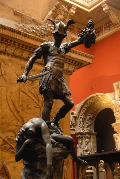 Perseus slaying the Gorgon, Medusa - Hugh Gerhard, 1590 (cast)