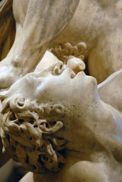 Detail of Giambologna's Samson and the Philistine