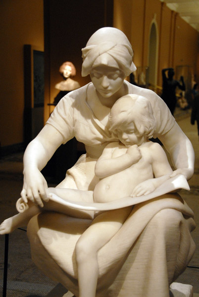 Mother Teaching Child, 1881, by Alfred Gilbert