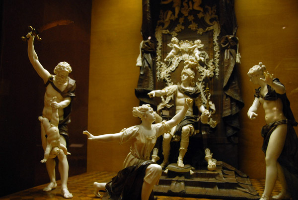 The Judgement of Solomon, ca 1741, by Simon Troger (ivory)