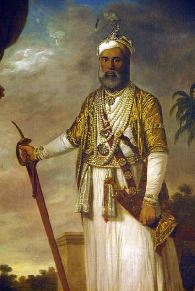 Muhammad Ali Khan, Nawab of Arcot and the Carnatic, 1770, by Tilly Keitle