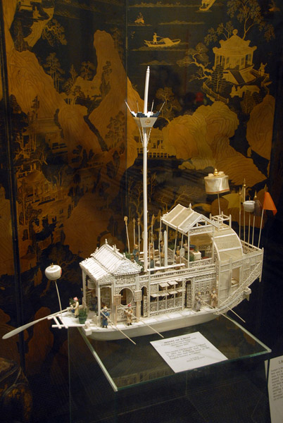 Model of a boat, ca 1800, China