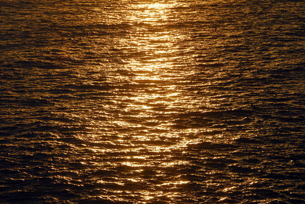 Sun reflecting off the Andaman Sea, Phuket