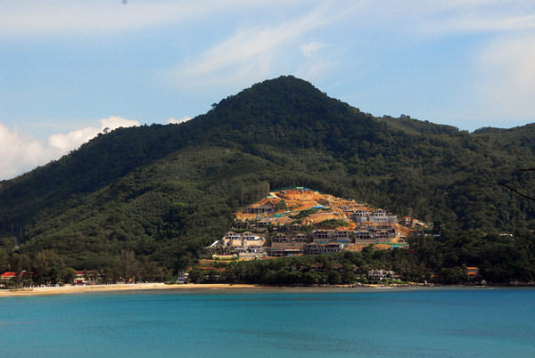New hillside resort on the south side of Kamala Bay, Phuket
