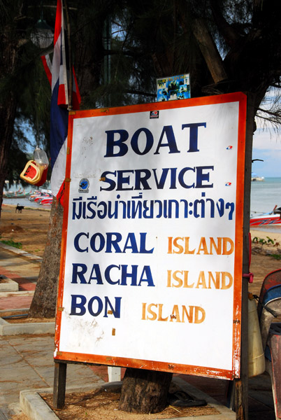 Boat service from Rawai Beach to Coral, Racha and Bon Islands