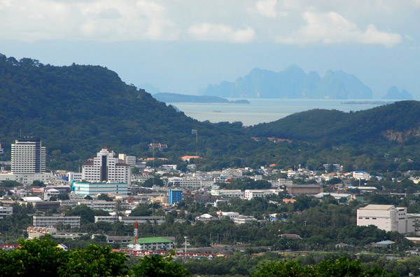 Phuket Town with Phangnga Bay in the distance, Khao Kad Vietpoint