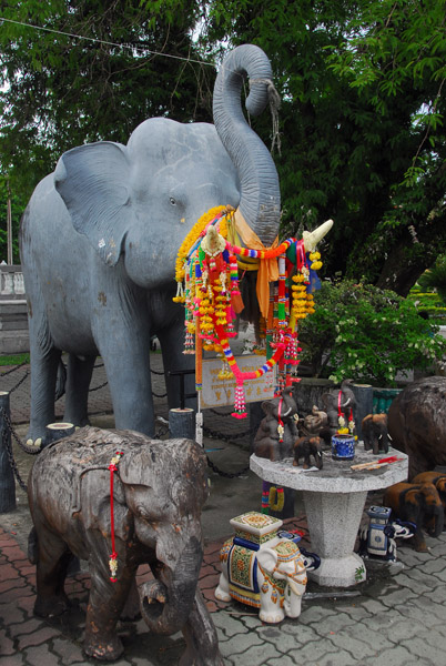 Elephant statue, Wat Chalong, Phuket