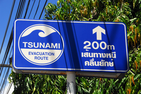 Tsunami Evacuation Route, Phuket