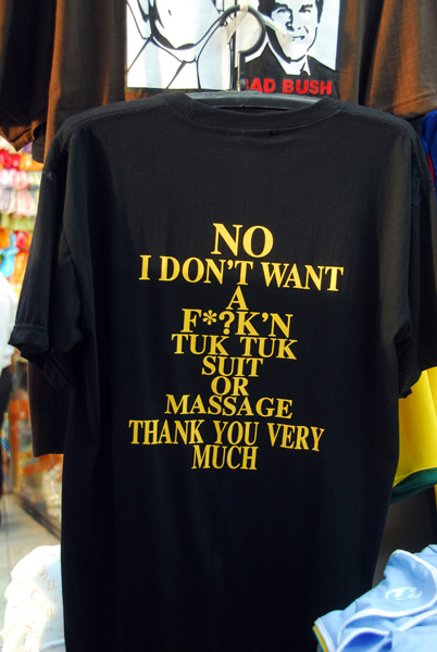 Tourist t-shirt, Patong