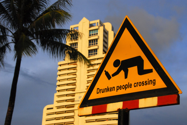 Drunk People Crossing, Patong Beach, Phuket