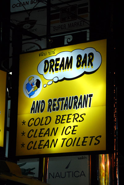 Patong Beach nightlife - Dream Bar Clean Ice