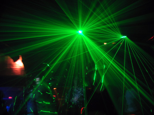 Patong nightlife - laser show