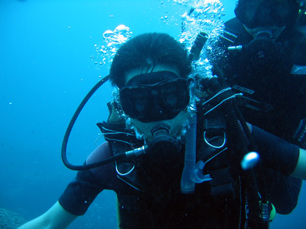 Jeng diving Racha Island, Thailand