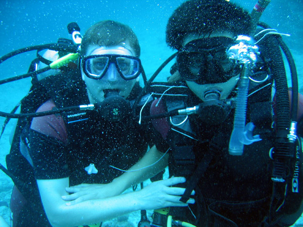 Me and Jeng diving at Racha Island, Andaman Sea