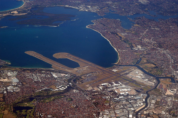 Botany Bay and Sydney Airport