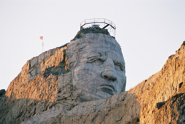 The face of Crazy Horse
