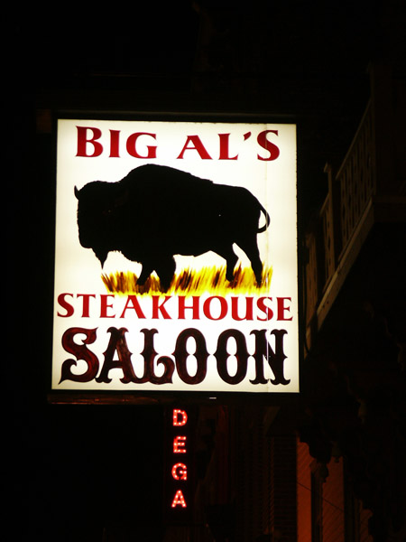 Big Al's Steakhouse Saloon, Deadwood, SD