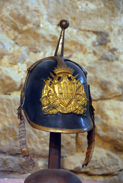 Helmet of a San Marino guard