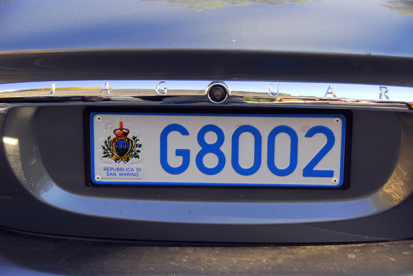 License plate - Repubblica di San Marino