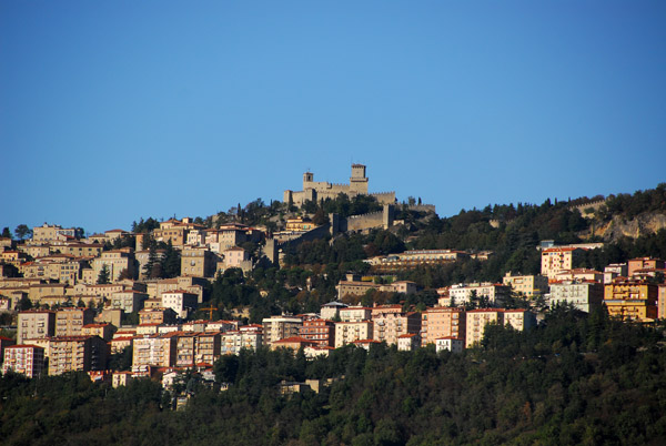 Castello della Guaita on the crest of Monte Titano, San Marino