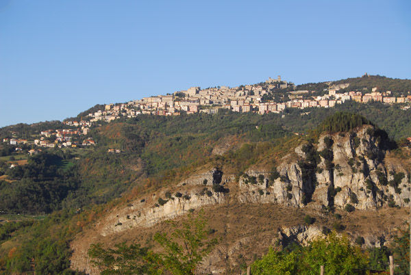 View of Monte Titano from the west, San Marino