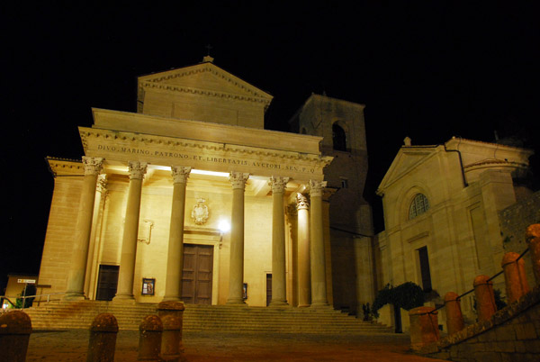 Basilica di San Marino, night