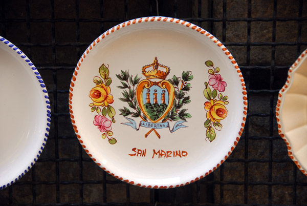 San Marino souvenir plate