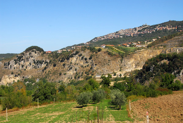 Monte Titano from the southwest, San Marino