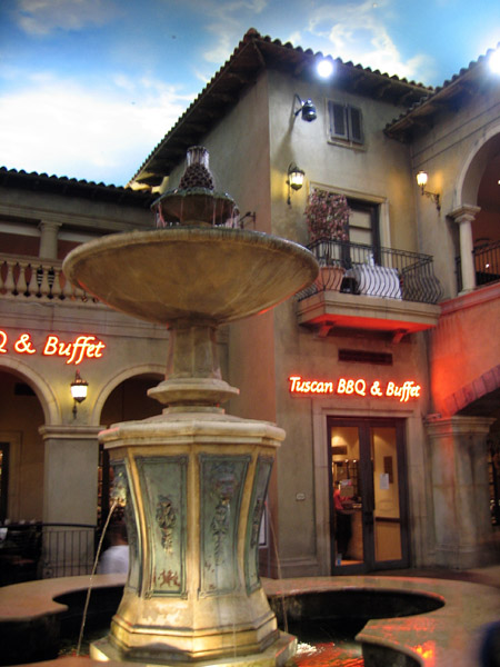 Montecasino - Fountain at the Tuscan BBQ