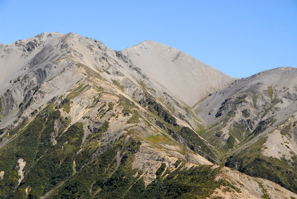 Mount Hutt Range, Southern Alps 2190m