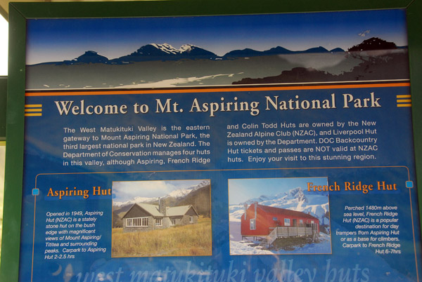Welcome to Mt. Aspiring National Park, 3rd largest in NZ