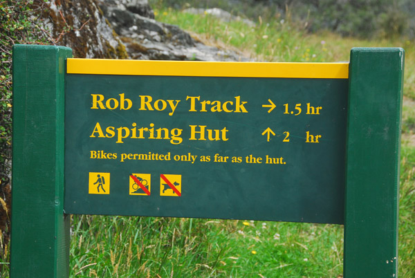 Rob Roy Track, a 90 minute hike to a glacier viewpoint