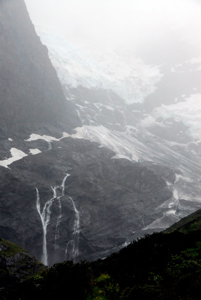 Waterfalls, Rob Roy Glacier