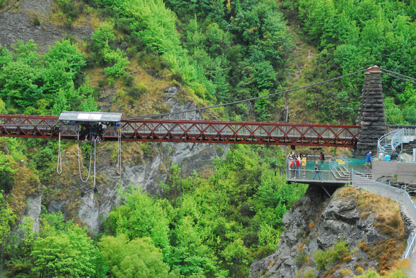 AJ Hackett's Kawarau River Bridge jump is 43m