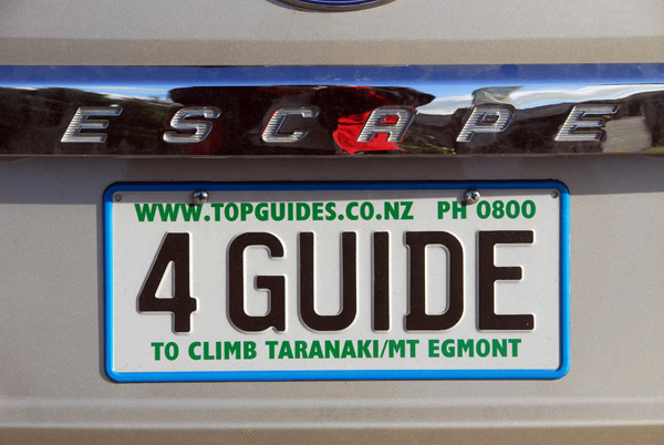New Zealand custom plate 4GUIDE