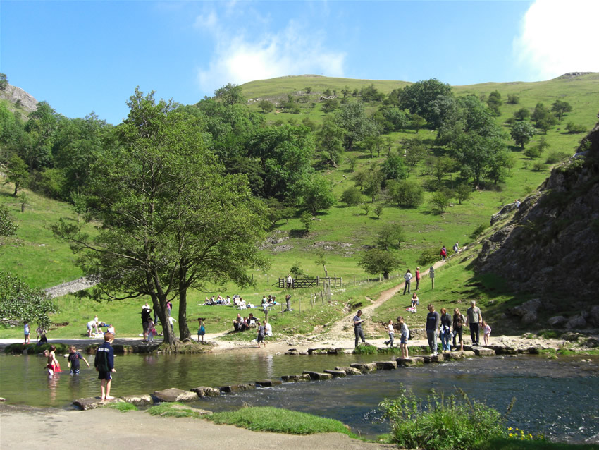Postcard View of Dovedale