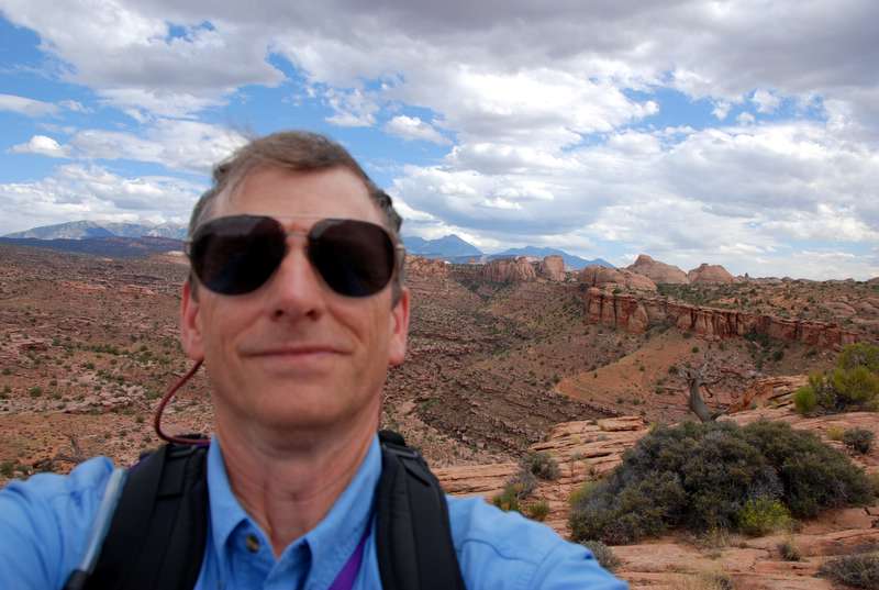 Surrounded by canyons and fins