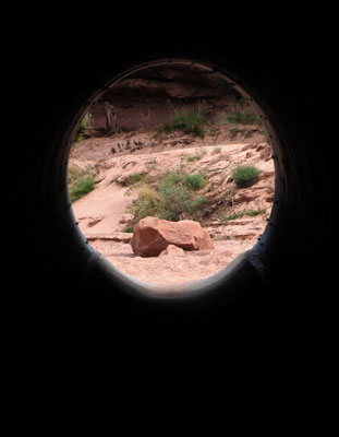 Tunnel vision at the start the hike...