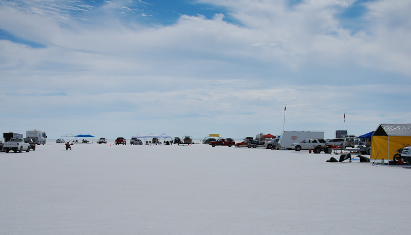 Pits: looking toward the registration tent