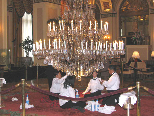 Cleaning of the chandelier.jpg
