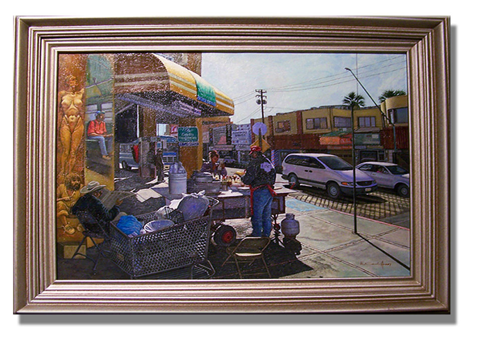 El Vendedor Ambulante de Elote 2007 by Ramon Carillo