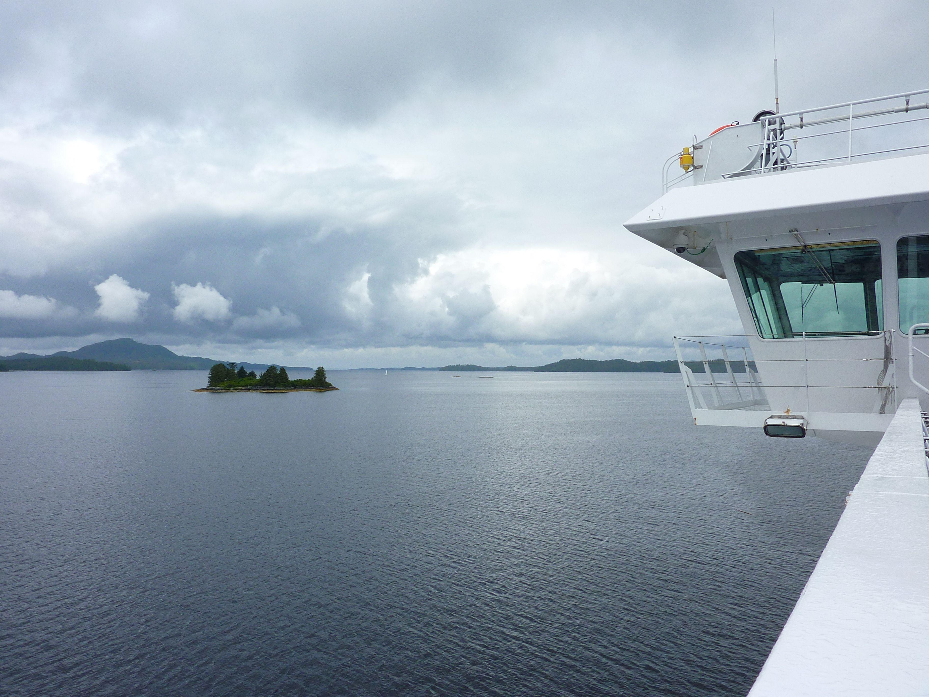 Port-side of Northern Expedition along the Inside Passage