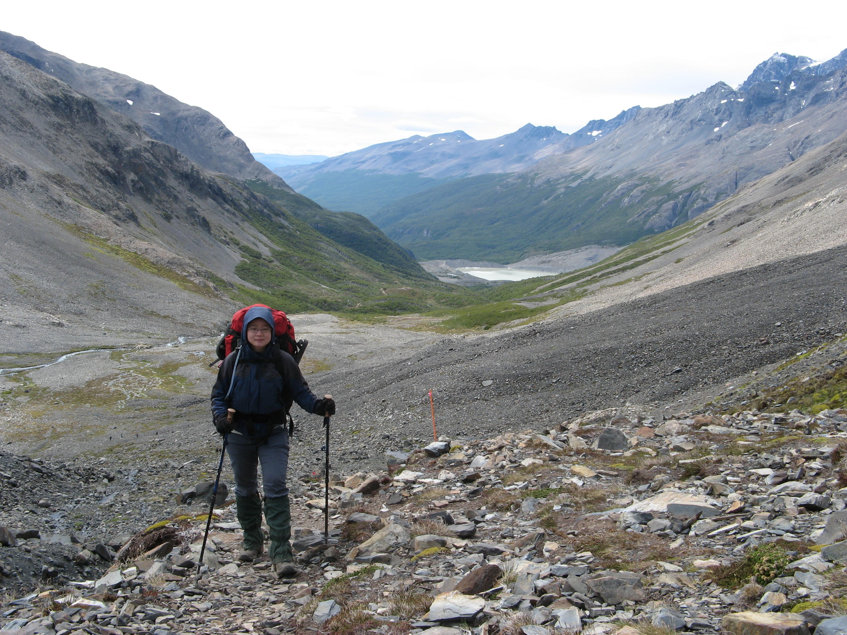 Sheila ascending up to Paso John Garner