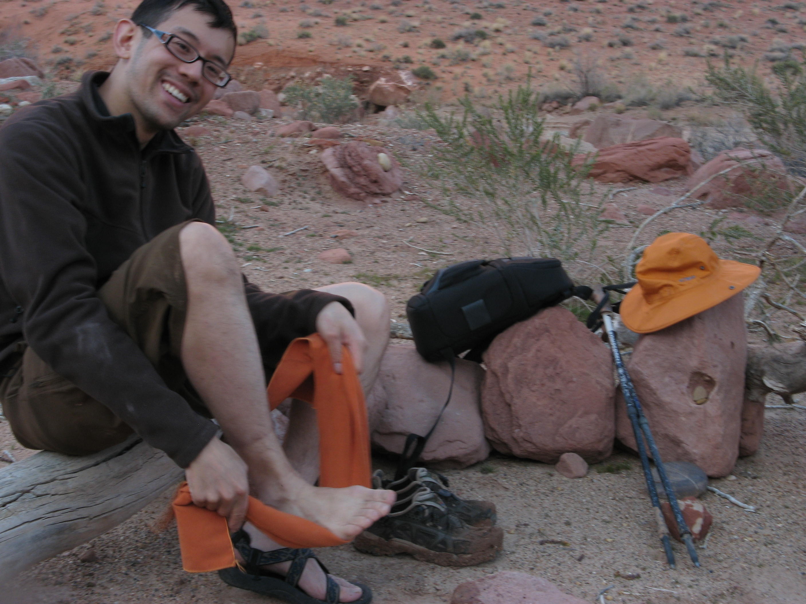 Ah - the joy of dry feet!